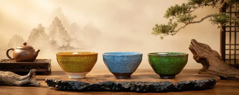 Khi Ánh Trà Gặp Men Thiên Mục – Nghệ Thuật Được Đánh Thức Trong Từng Chén Trà